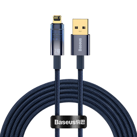 Baseus Explorer Series | Kabel USB Lightning pro iPhone 5 6 7 8 X iPad 2,4A 2m